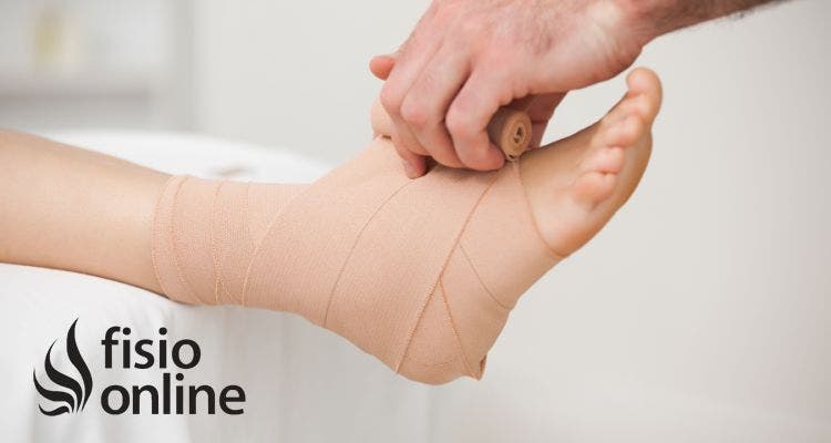 Vendaje funcional tobillo kinesiotaping